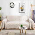 AIVIA Couch Cover Sheet Blanket, Oversized Reversible Couch Covers for 3 Cushion Sofa, Extra Large Furniture Decoration Cover So