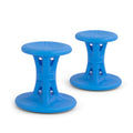 Simplay3 14 Play Around Wiggle Chairs 2-Pack, Kids Wobble Stools for Improved Focus and Attention - Blue, Made in USA