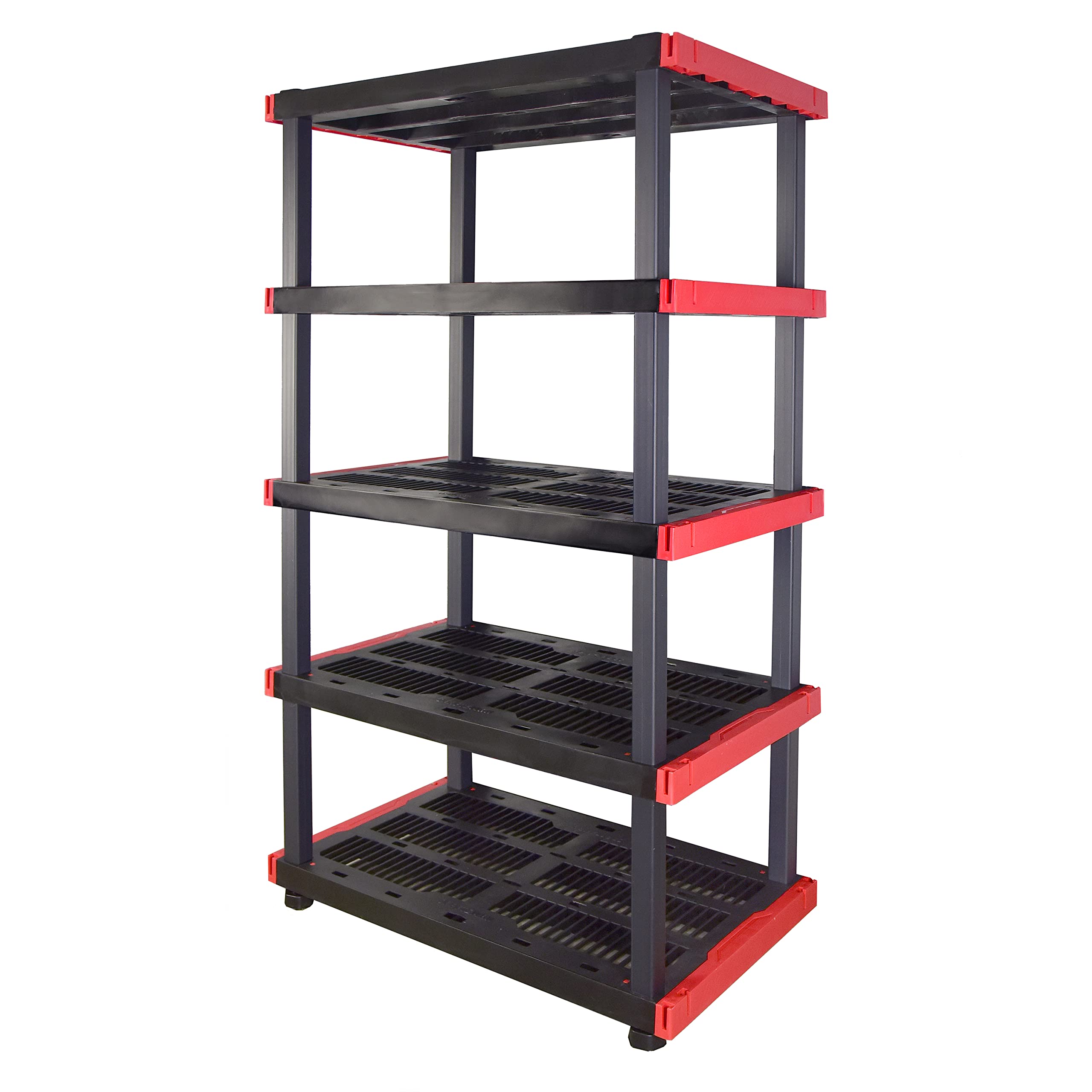 CX Craftsman, 5-Tier Highly Durable Storage Rack, 200lbs/shelf, (72.3   H x 40   W x 24   D), Interlocking Shelving Unit and Wea