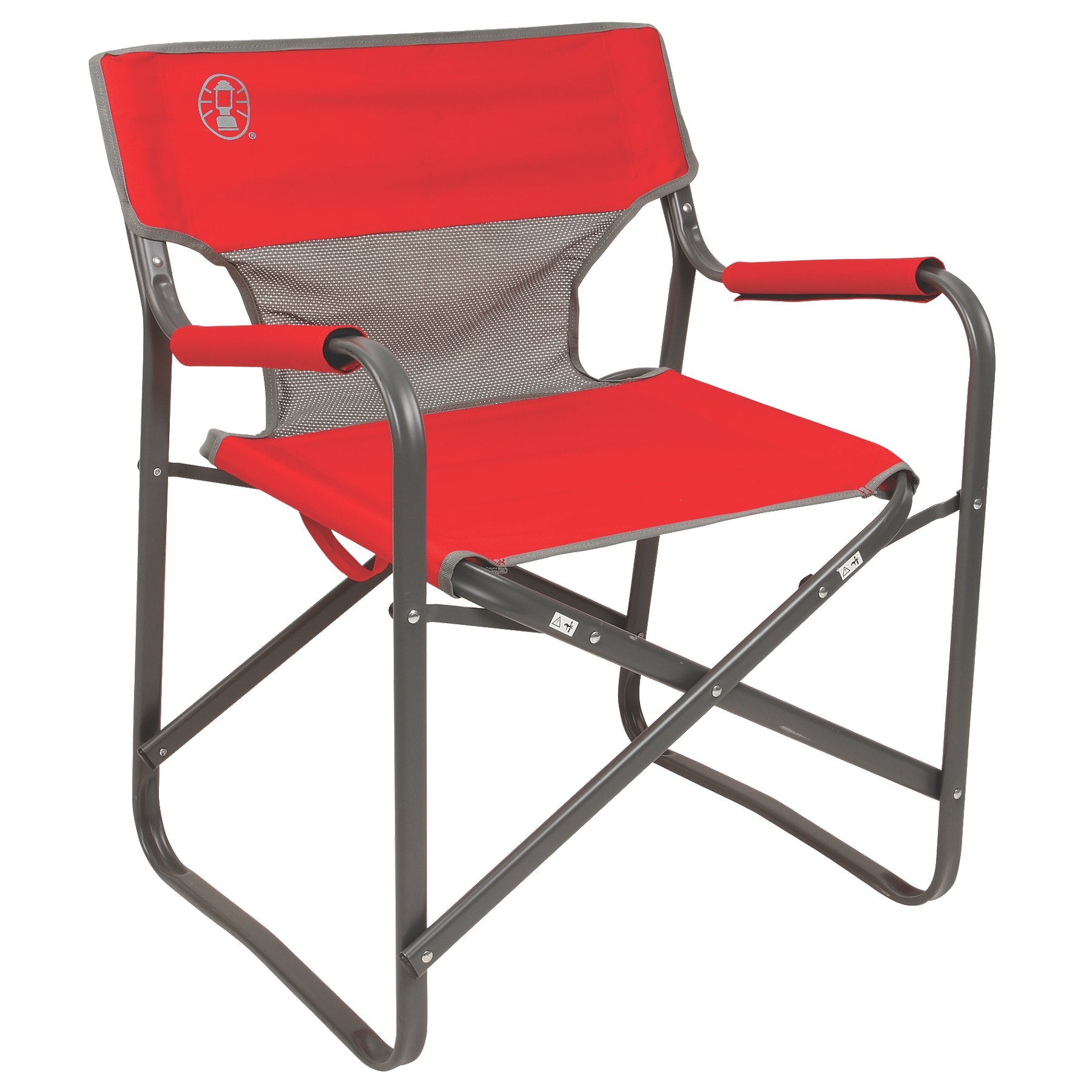 Coleman Outpost Breeze Portable Chair, Portable Outdoor Chair with Cooling Mesh Back & Carry Handle, Supports up to 300lbs, Grea
