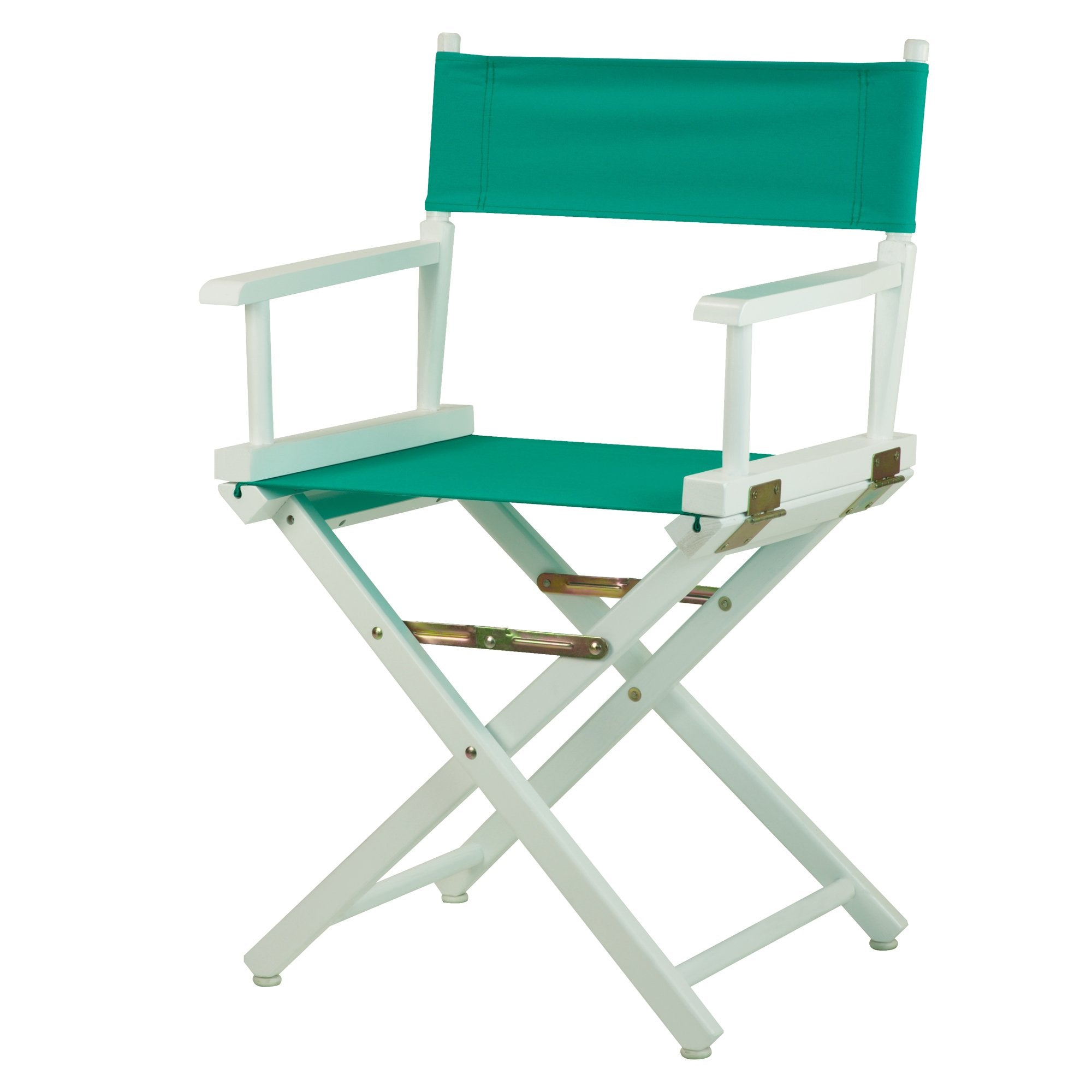 Casual Home 18 Directors Chair White Frame with Teal Canvas