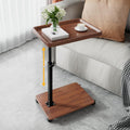 C Table End Table Adjustable Height, 360Swivel TV Tray Table for Small Spaces, Couch Tables That slide under, C Shaped Side Tabl