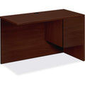 HON 10500 Series 48 by 24 by 29-1/2-Inch L Workstation Return, Right, Mahogany