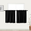 KOUFALL 52 Wide Short Blackout Curtains for Bedroom,RV Camper Small Window Curtains,Insulated Thermal Curtains for Winter