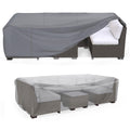 Mrrihand Heavy Duty Patio Furniture Covers, Outdoor Furniture Covers Waterproof Sectional Sofa Set, Patio Table and Chair Set Co