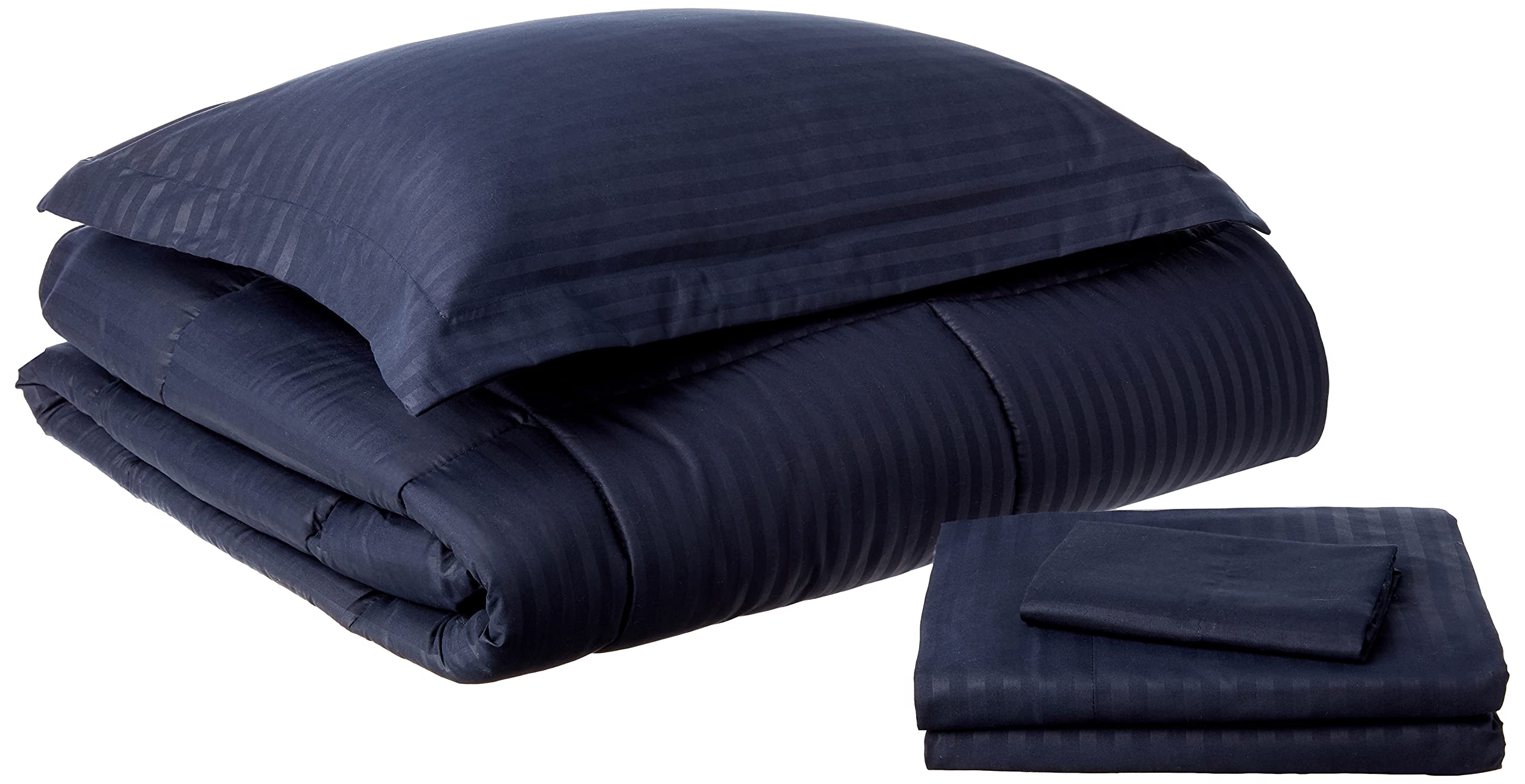 Twin Comforter Set 6 Piece Bed in a Bag with Bed Skirt, Fitted Sheet, Flat Sheet, 1 Pillowcase, and 1 Pillow Sham, Twin, Dobby N