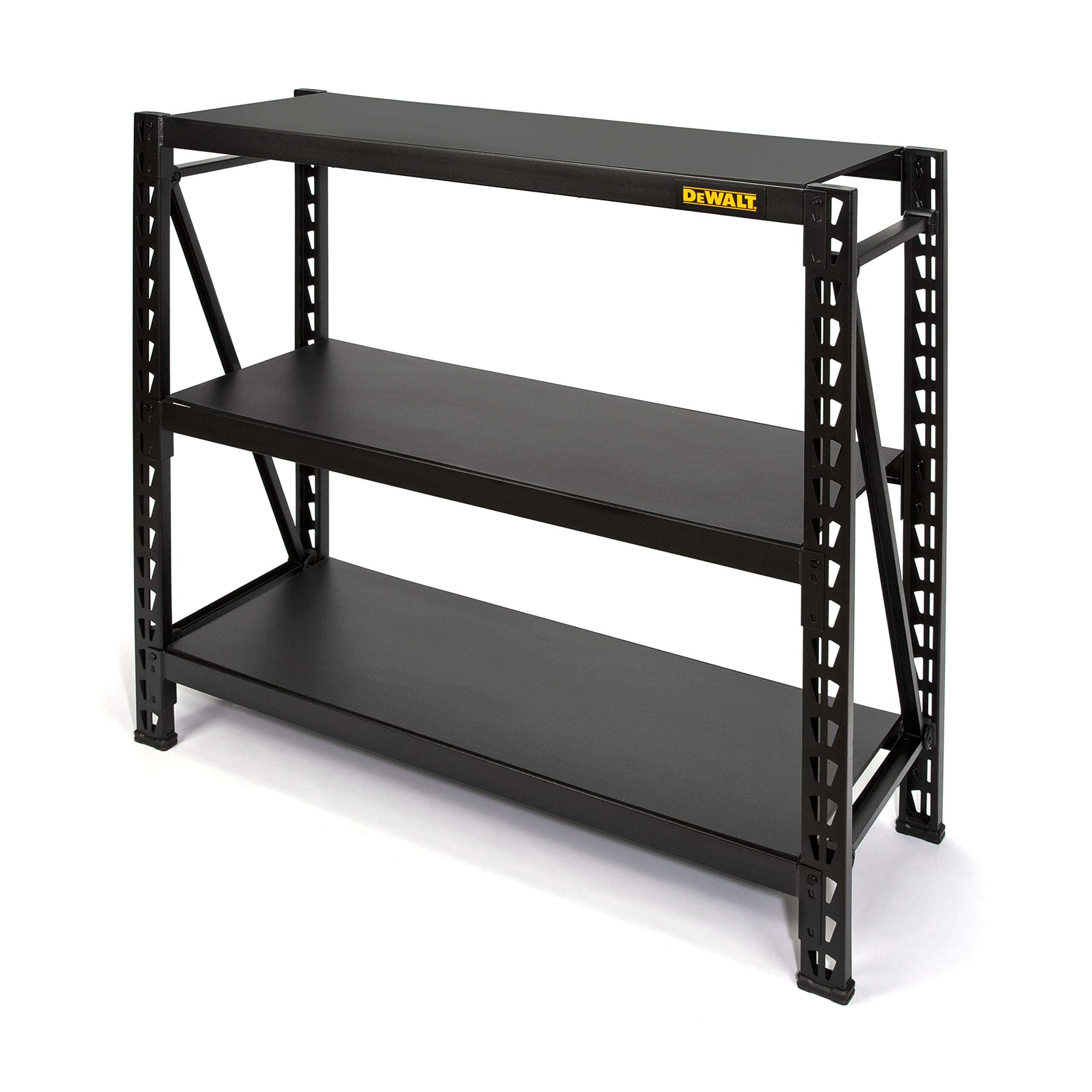 DEWALT Industrial Storage Rack Garage Shelving, 3 Heavy Duty Adjustable Laminate Deck Shelves, 50   W x 18   D x 48   H, 4,500 l