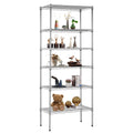 FDW 6 Tier Wire Shelving Units 23L x 13W x 59H Adjustable Metal Storage Rack NSF Pantry Shelves Kitchen Organization Shelf for K