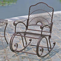 International Caravan Sun Ray 5 pc. Copper Finish Patio Dining Set