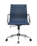 LUXMOD Office Chair, Swivel Seat with Armrests and Wheels, Comfortable Adjustable Gaming Seat for Adults, Heavy-Duty Work Chair 