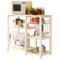 soges 3-Tier Kitchen Bakers Rack Utility Microwave Oven Stand Storage Cart Workstation Shelf W5s-MO
