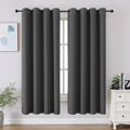 CUCRAF Blackout Curtains 63 inch Length,Room Darkening Thermal Insulated Grommet Curtains for Living Room/Bedroom,Set of 2 Panel