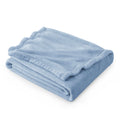 Bedsure GentleSoft Fleece Blankets Twin Size Light Blue - 300GSM Lightweight Plush Fuzzy Cozy Soft Blanket for Bed, Sofa, Couch,