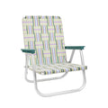 Lawn Chair USA Spring Fling Beach Chair - Lightweight, Durable, and Perfect for Beach Lounging