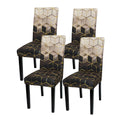 Gibelle Chair Covers for Dining Room Set of 4, Spandex Stretch Dining Room Chair Cover, Removable Washable Kitchen Parsons Chair