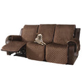LUFEIJIASHI Non Slip Recliner Sofa Covers,Velvet Waterproof Recliner Couch Covers for 3 seat,Washable Reclining Couch Cover Furn