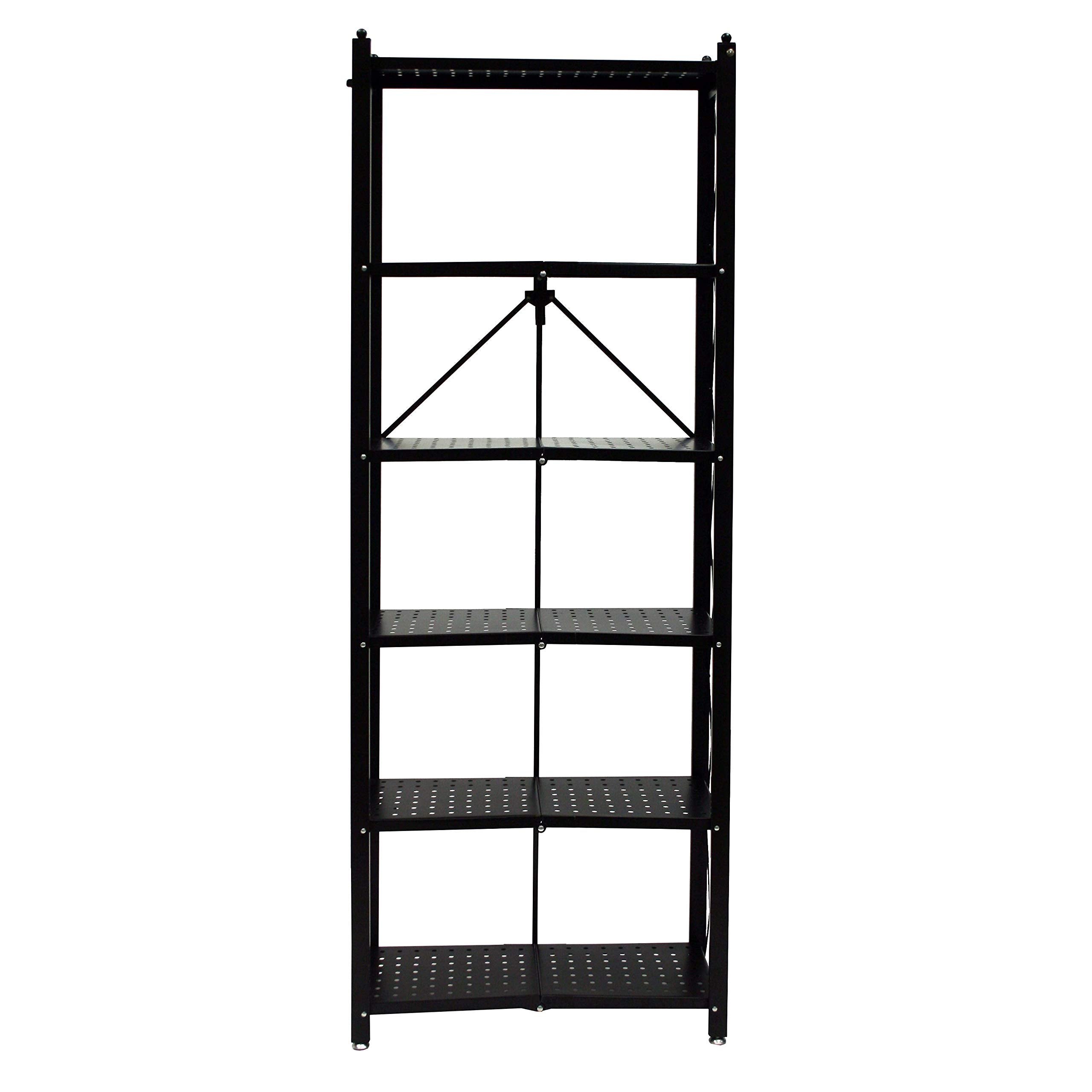 Origami 6-Shelf Bookcase | Open Style, Organizer Deco Rack, Large Book shelf, Tall Bookcase, Living room shelving, Freestanding,