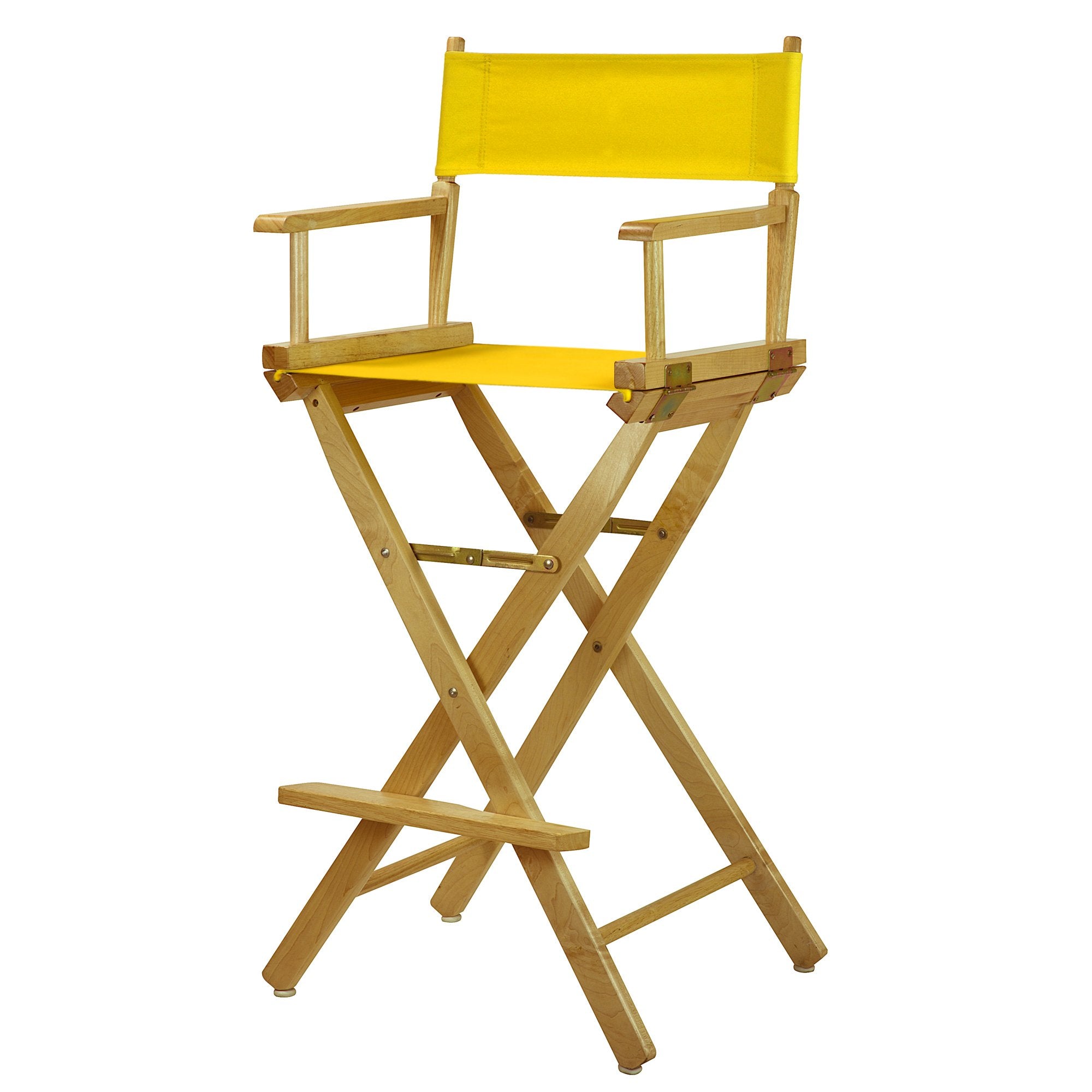 Casual Home 230-00/021-34 Director Chair 30 - Bar Height Natural Frame/Gold Canvas