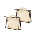 CINPIUK Clear Handbag Storage Bags Purse Organizer for Closet, Zipper Hanging Storage Bag for Handbags, S, 2PCS