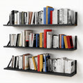 Forbena Floating Shelves 36 Inches Long 8 in Deep Set of 3, Large Wall Shelf for Bedroom Books, Heavy Duty Wide Wall Shelving fo