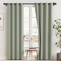 H.VERSAILTEX 100% Blackout Curtains for Bedroom Thermal Insulated Blackout Curtains 84 inch Length Heat and Full Light Blocking 