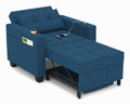 DURASPACE 36.6 Inch Sleeper Chair 3-in-1 Convertible Chair Bed Pull Out Sleeper Sofa Beds Adjustable Single Armchair Sofa Bed wi