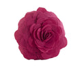 SARO LIFESTYLE Flower Design Poly Filled Throw Pillow, Fuchsia, 13