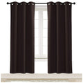 NICETOWN Thermal Insulated Blackout Curtain and Drapery Triple Weave Soundproof Solid Ring Top Window Drape for Bedroom (Sold In