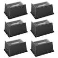 MYMULIKE Bed Risers 6 Inch Heavy Duty, Oversized Furnitures Risers 6 inch Support 6000 lbs, Bed Table Rising Blocks, Fits for Co
