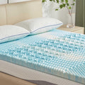 SINWEEK 2 Inch Mattress Topper 5-Zone Memory Foam Mattress Topper Pressure Relieve Soft Mattress Pad, CertiPUR-US Certified, Twi