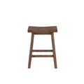24 Sonoma Saddle Stool [Barnwood Wire-Brush]