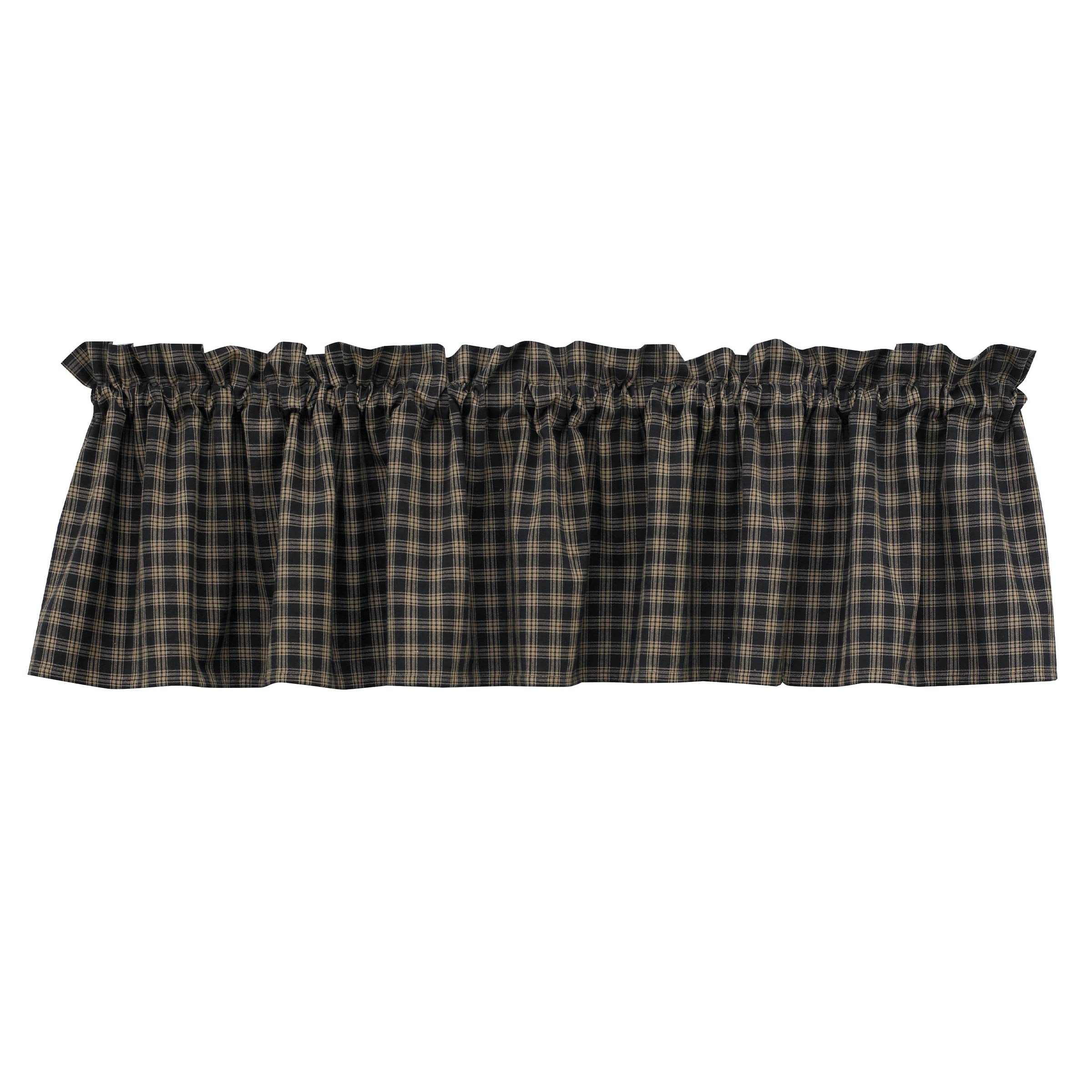 Sturbridge Black Valance 72 x 14