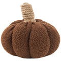 Sherpa Pumpkin-Shaped or Embroidered Harvest Accent Pillows - Small