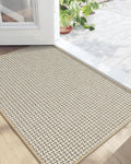 DEXI Door Mat 24x36, Non-Slip Rubber Backing Doormats, Absorbent Thin Indoor Mats for Entryway, Washable, Captures Dirt Patio En