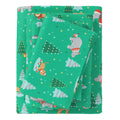 Great Bay Home Christmas Flannel Sheet Set King Size - 100% Turkish Cotton, Double-Brushed, Winter Bed Sheets - Ultra-Soft, Cozy