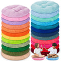 Fumete 24 Pcs 16 Inch Round Floor Cushions for Kids and Toddlers, Flexible Seating Classroom Furniture Floor Pillow for Home, Da