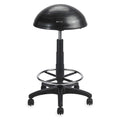 Gaiam Balance Ball Chair Stool, Half-Dome Stability Ball Adjustable Tall Office Sit Stand Swivel Desk Chair Drafting Stool with 