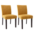 Watson & Whitely Kitchen & Dining Room Chairs with Low Backs, Upholstered Dining Chairs Set of 2, Modern Armless Dining Table Ch