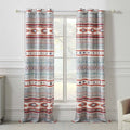 Greenland Home Kiva Western Boho Curtain Panels (Set of 2) with Tiebacks, 84-inch L