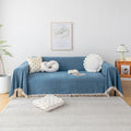 HANDONTIME Couch Slipcover Dog Sofa Covers Boho Couch Cover for Dogs Blue Sofa Throw Cover Bohemian Sofa Covers for 3 Cushion Co