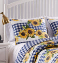 Greenland Home Barefoot Bungalow Sunflower Sham, King 20 x 36-inch, Gold