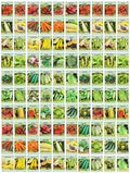 100 Assorted Heirloom Vegetable Seeds 100 Non-gMO (100, Deluxe Assorted Vegetable Seeds)