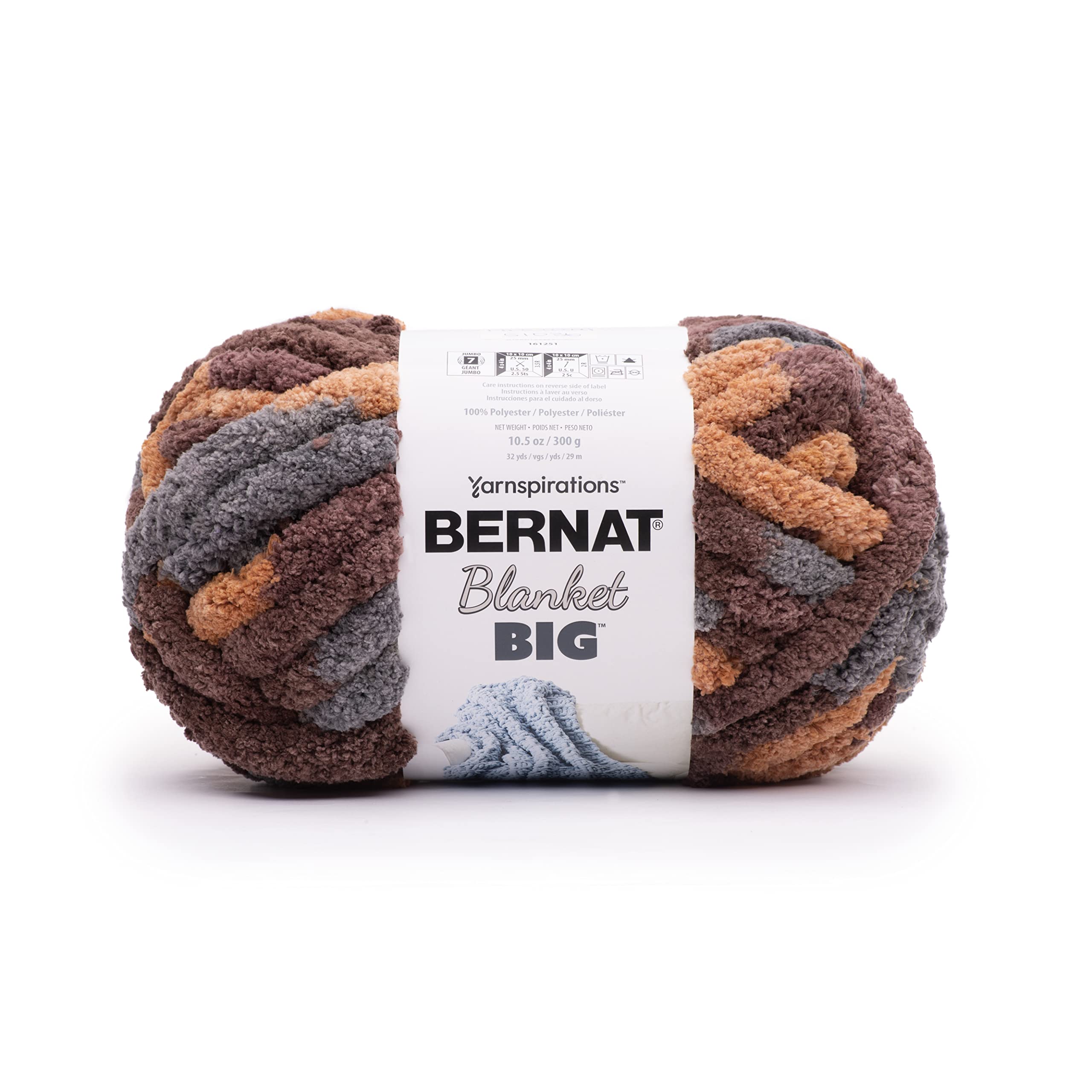 BERNAT Blanket Big, Firewood, 300g