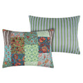 Greenland Home Jasmin Quilted Pillow Sham, 1 Count, King 20x36-inch, Jade