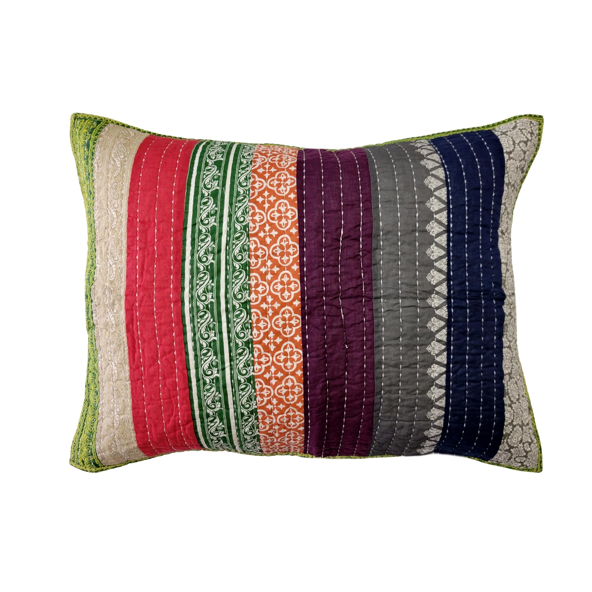 Greenland Home Marley Standard Sham-Multi, Multicolor