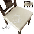 Genina Waterproof Seat Covers for Chairs Seat Covers for Dining Room Chair Slipcovers Kitchen Chair Covers Dining Chair Covers