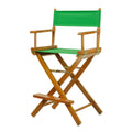 Casual Home Directors Chair ,Honey Oak Frame/Green Canvas,24 - Counter Height