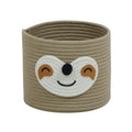 T&T Homewares Small Sloth Baskets for Baby Diaper Organizer, Nursery Storage, Nursery Room Decor, Kids Room Organizer, Pet Toy S