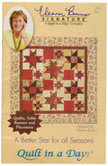 Quilt In A Day EB-1272 Eleanor Burns Pattern, Better Star for All Seasons