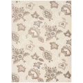 Nourison Aloha Indoor/Outdoor Beige 710 x 106 Area Rug, Easy Cleaning, Non Shedding, Bed Room, Living Room, Dining Room, Kitch
